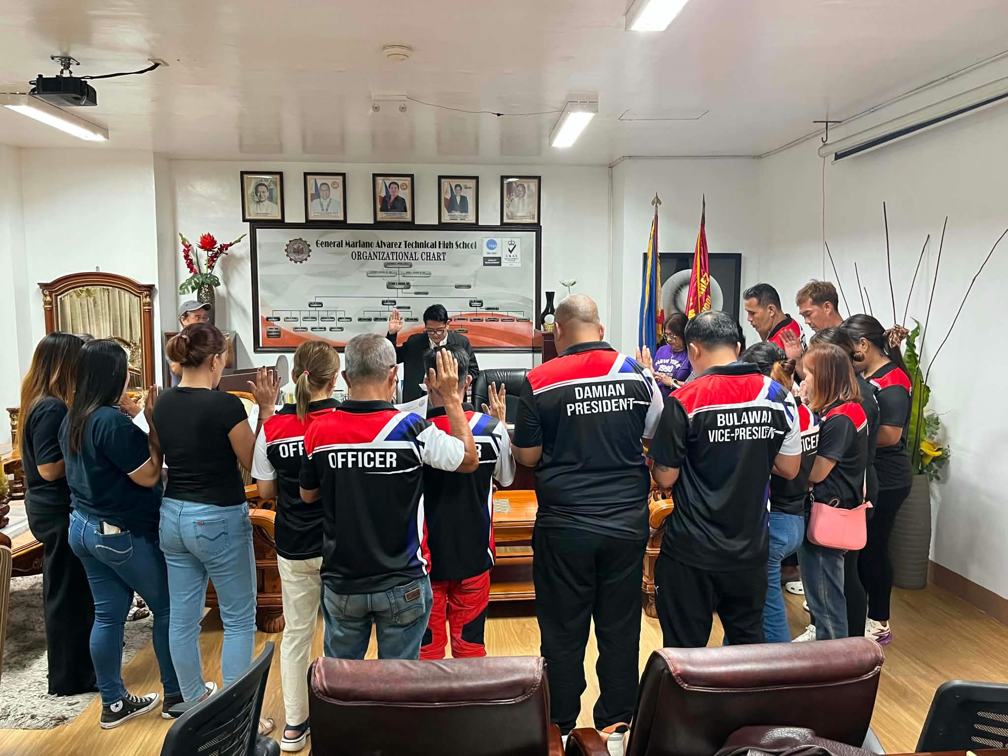 Second view of the association oath-taking gathering at GMATHS